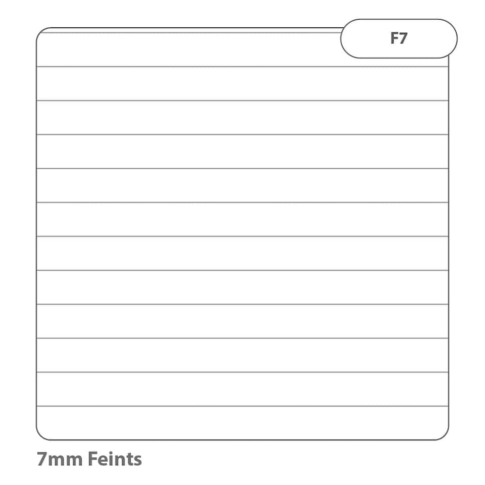image 1 of Rhino 48 Page 8mm Lined & 8 Staves Music Book Light Blue 8 x 6.5 inches 10 Pack
