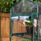 image 9 of 1.3m x 0.5m 4 Tier Greenhouse with Steel Frame and Removable PVC Cover