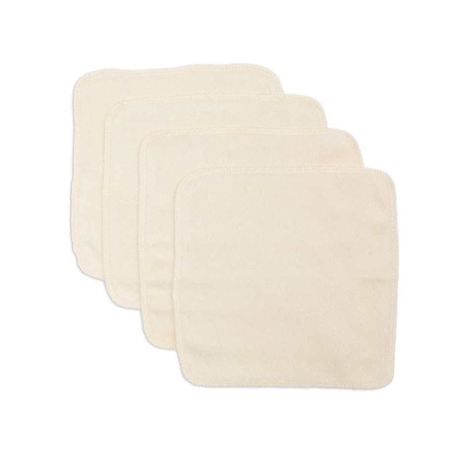 image 1 of Lulujo Organic Cotton Facecloths (Set Of 4)