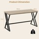 image 2 of COSTWAY 150 CM Computer Desk Industrial Office Desk N/A