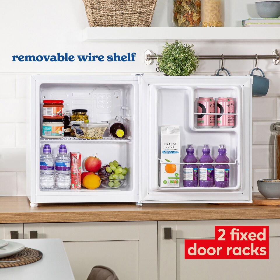 image 1 of Russell Hobbs 40L Larder Mini Fridge - White RHTTLF2E1W