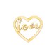 image 5 of Wooden Love Script Table Confetti 4cm - Pack of 12