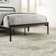 image 5 of Aldbury Modern Traditional Style Black Metal Bed Frame (Small Double)