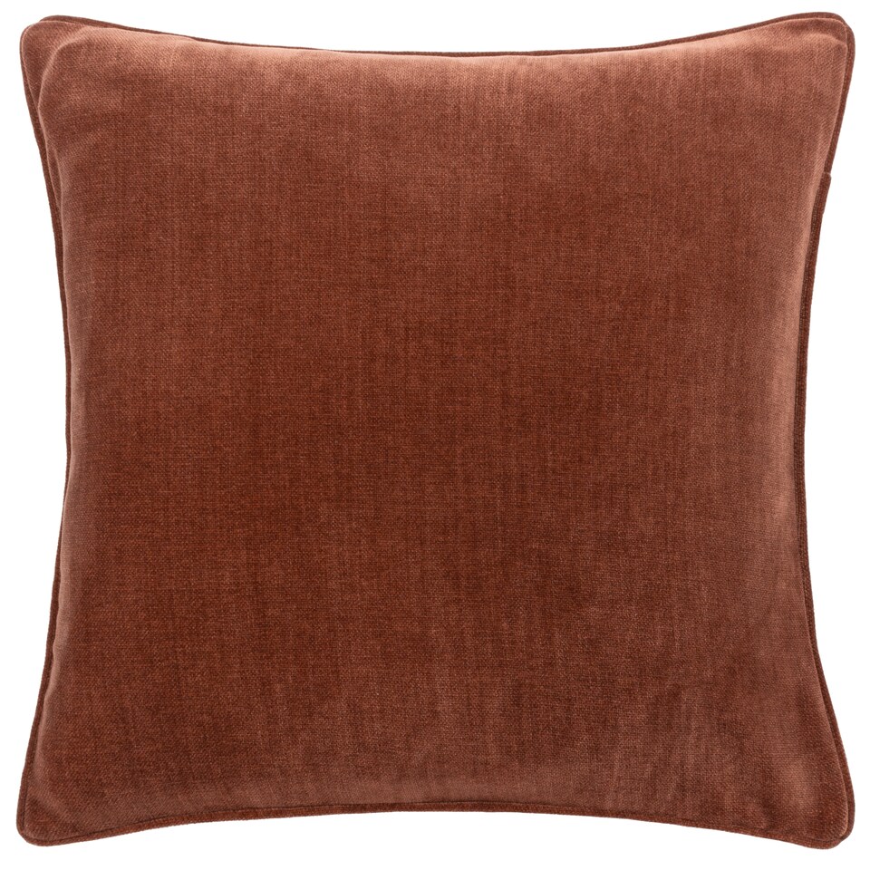image 1 of Yard Heavy Chenille Piped Cushion | Brown | Nutmeg | 50 x 50cm | 1