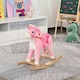 image 1 of HOMCOM Kids Rocking Unicorn Ride-On Horse Moving Mouth Tail Sounds 36-72 Mnths