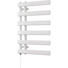 Agar - White Electric Towel Rail H748mm x W500mm 300w Standard