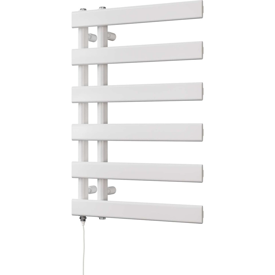 image 1 of Agar - White Electric Towel Rail H748mm x W500mm 300w Standard
