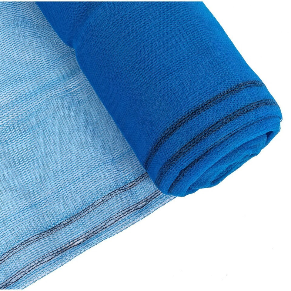 image 1 of Oypla SafeNet Blue Shade Debris Scaffold Netting 3m x 50m Blue