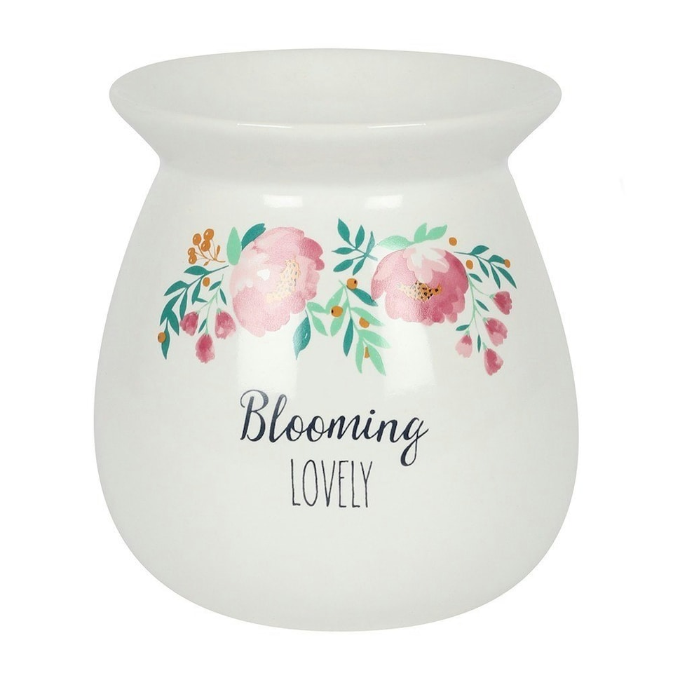 image 1 of Something Different Blooming Lovely Blossom and Bee Wax Melt Burner Set - White - One Size