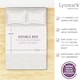 image 2 of Lynmark 2x Waterproof Bed Protector with Tuck-In Flaps, Absorbs Up to 2000ml, 135x85cm (Tucks 85x45cm) | White | 2 pack | 2