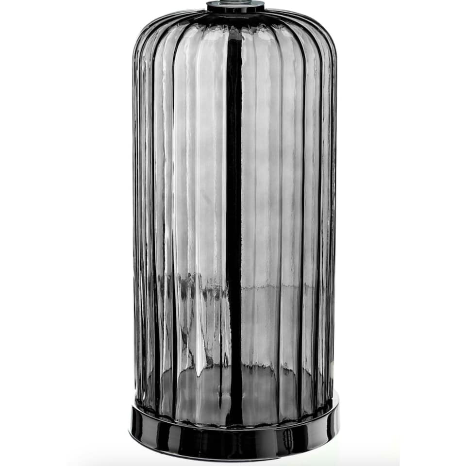 image 1 of Hill Interiors Alberta Table Lamp (UK Plug) - Black - 66cm x 35cm x 35cm