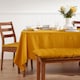 image 5 of Homescapes Mustard Yellow Fabric 4 Napkins Set | Yellow | One Size | 1
