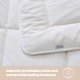 image 4 of Silentnight Natural Wool Collection Lightweight Duvet | White | King