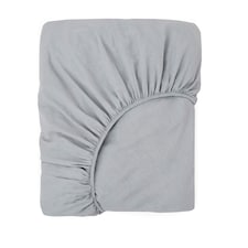 Touch Of Linen - Ice Blue - Fitted Sheet Blue | Ice Blue | Super King