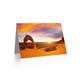 image 2 of Stone Arch Turret Arches Sunset Desert Utah Art Blank Just to Say Card