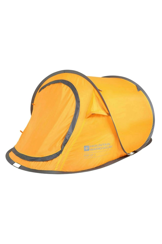 image 1 of Mountain Warehouse Pop Up SS Tents Water Resistant Compact Camping Accessory | Orange | Bright Orange | One Size