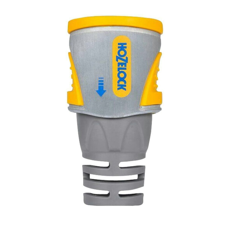 Hozelock Hose End Connector PRO Yellow 12.5 x 15mm Tesco Groceries