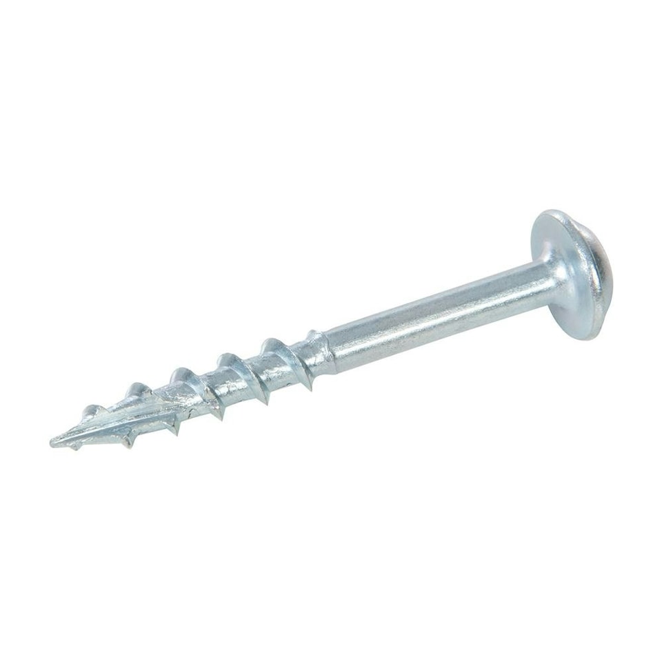 image 1 of Triton - Zinc Pocket-Hole Screws Washer Head Coarse - P/HC 8 x 1-1/2" 500pk