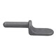 image 3 of 12.5mm Weld On Gudgeon Tailboard Hinge Pin for Trucks Trailers Self Colour 4pc Grey