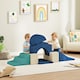 image 2 of AIYAPLAY Kids Soft Play Set, 7 Piece Foam Climbing Blocks, Dark Blue