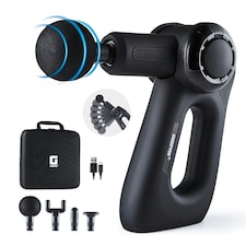 GEEPAS Portable Massage Gun Deep Tissue, Black