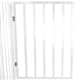 image 4 of Oypla White Dog Safety Folding Wooden Pet Gate Portable Indoor Barrier