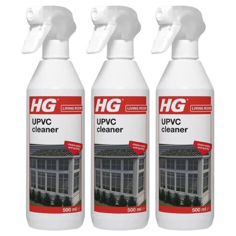 HG - UPVC Cleaner - 500ml - 3 Units