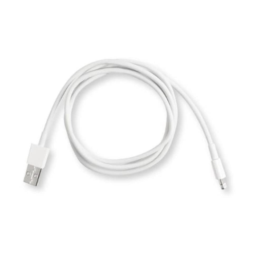 Konekt White iPhone USB Cable 1m