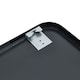 image 4 of Living and Home Square Wall Mirror Black - 50cm