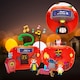 image 7 of Magic Pumpkin Doll House Playset with Characters Furniture and Classroom Accessories
