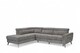 image 1 of Woven Chenille Grey Left Hand Facing Electric Reclining Corner Sofa with Storage VITTORIO