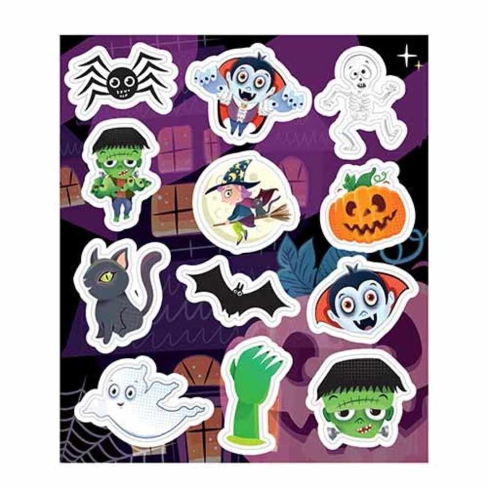 Spooky Halloween Sticker Sheet