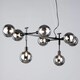 image 3 of BHS Hennock Large Diner Pendant, Satin Black