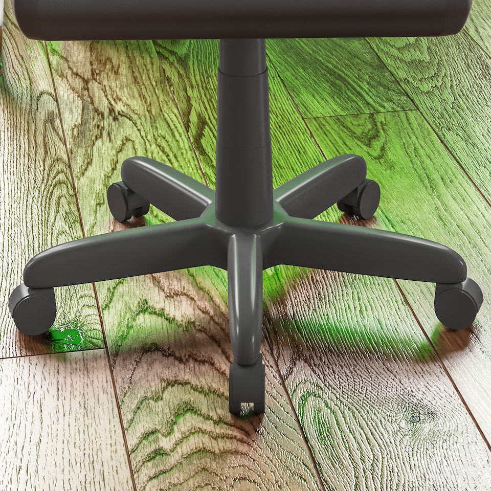 image 1 of Vida Designs Comet Racing Gaming Office Chair Computer Desk Table Chair, Green & Black
