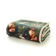 image 5 of Woodland Wildlife Forest Animal Flannel Throw with Sherpa Back – 140x180cm Red | Wine