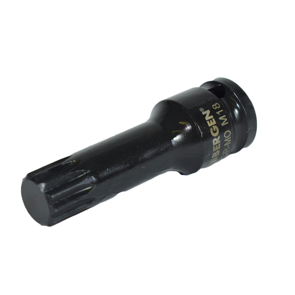 image 1 of M18 x 78mm 1/2" Drive Extra Long Impact Spline Socket For VAG Bergen