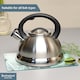 image 5 of Buckingham Stainless Steel Whistling Kettle Stove Top Induction 3 Litre