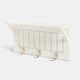 image 4 of OHS Wall Shelf Coat Rack Wood Effect Floating Display Unit