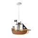 image 1 of BHS Glow Pirate Ship Ceiling Pendant Light, Brown