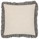 image 3 of Seventy Three Linen Renata Floral Printed Ruffle Cushion