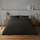 image 1 of Silentnight Supersoft Duvet Set | Black | King