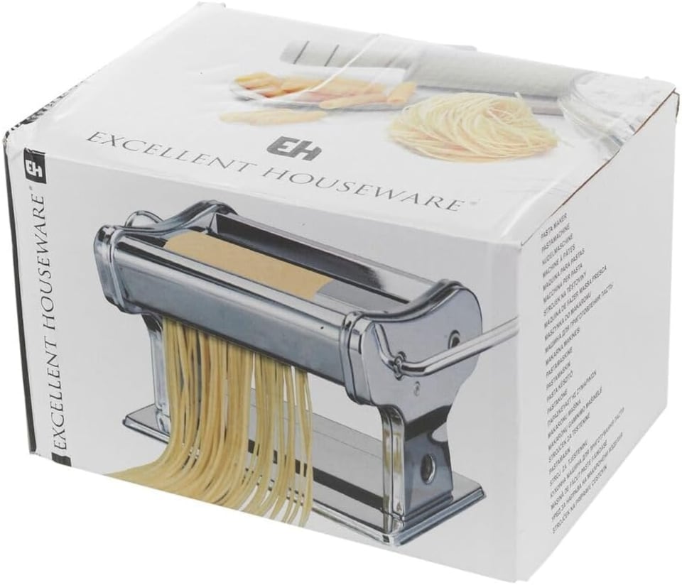 image 1 of Metal Fresh Pasta Maker Craft Spaghetti Lasagne Ravioli Machine Tool Kit Kitchen