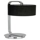 image 2 of Interiors by Premier Leyna Black and Chrome Table Lamp