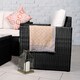 image 4 of Berlin Four Seater Corner Lounging Set in Black