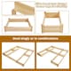 image 3 of COSTWAY Garden Bed Wooden Raised Garden Box Outdoor Planter Container for Herbs Flowers