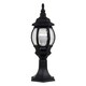 image 4 of ValueLights Black Windsor Outdoor Post Topper Light with 6W Warm White Bulb Black