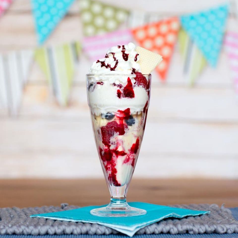 image 1 of Argon Tableware Ice Cream Sundae Glasses - 350ml - Pack of 8 | Clear | Clear