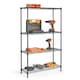 image 1 of VonHaus 4 Tier Wire Shelving Unit for Home Storage
