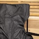 image 6 of Outdoor Black Lightweight Foldable Canvas Chair with Cup Holder and Carry Case | Black | Black