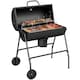 image 1 of Outsunny Barrel Charcoal Barbecue BBQ Grill Trolley W/ Ash Catcher Thermometer